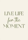 Live Life Plakat Plakat / 100x150cm