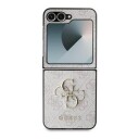 Samsung Galaxy Z Flip6 Guess 4G Big Metal Logo Hybrid-deksel Rosa
