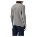 Polo Ralph Lauren Wool/Cashmere Cable Crew Neck Fawn Grey Heather