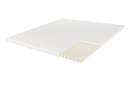 HVILA overmadrass 180x200 cm – 7 cm Medium/Fast punktelastisk lateks med vaskbart trekk -