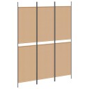 vidaXL 3-panel romdeler Beige 150 x 200 cm Stoff
