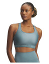 Under Armour Crossback Mid Bra - Blue - XS