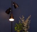 Split Gulvlampe Trippel Sort