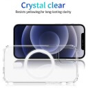 iPhone 12 Mini Hybrid-deksel MagSafe-kompatibel Gjennomsiktig