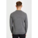 Matinique margrate merino genser grå genser i ull ullgenser herre merinoull xl