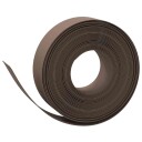 vidaXL Hagegaffler 25 m 15 cm PE Brun