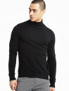 Lindbergh Ecovero L/S Roll Neck Knit - Black - S