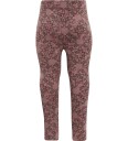 Hummel Leggings hmlFia Deep Taupe m. Sølvglitter 68 Leggings Rosa 62