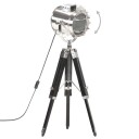 vidaXL Gulvlampe med stativ heltre mango 69 cm svart
