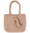 Liewood Lexi Plush Cat Totebag - Beige - ONE SIZE