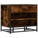  Skobenk røkt eik 60x40x53,5 cm konstruert tre og metall 8721102842801