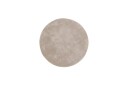 Vaskbart teppe Soft Rund - 160x160 cm, Melert lin