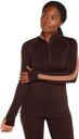 Icebreaker ZoneKnit 260 LS Half Zip W"s bitt/cedawod/cb M