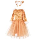 Souza Kostymer Thara Tiger Souza 5-7 år (110-122) Kostymer Brun 100747-Brown