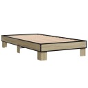  Sengeramme sonoma eik 75x190 cm konstruert tre og metall 8721102448560