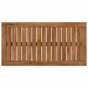 vidaXL Bordplate 68,5 x 35 x 2 cm Rektangulær Solid akasietre Naturlig