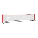 Tennis Nett Svart og Rød 396 x 92 x 87 cm Polyester