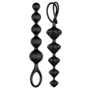 Satisfyer Love Beads Analkjede 2 stk     - Svart