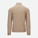 Gran Sasso Halz Zip Wool-Cashmere - Beige 50
