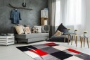 London Patch Friezematte 200x290 - Rød