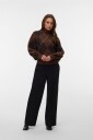 Vero Moda   Polohals  Vmdarla Ls Rollneck Pullover   Brun