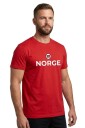 Norge t-shirt i rød - Perfekt til fotball-VM (XS)