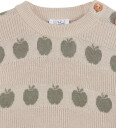Hust And Claire Genser Strikk Bambus Pos Seagrass 6 år 116 Genser Beige