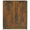 vidaXL Skohylle r?kt eik 59x35x70 cm konstruert tre