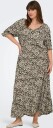 ONLY Carmakoma Carchianti S/S Long Dress Wvn Noos Khaki green 50