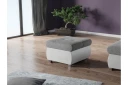Cerys Fotskammel 60 cm - Hvit / Grå