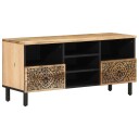 vidaXL TV-benk 100x33x46 cm heltre mango 8721012107885