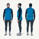 Devold Duo Active Merino 205 Zip Neck Man Blå XXL