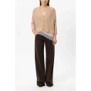 Luisa Cerano Dame Strikkevarer Beige XL,