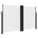  Uttrekkbar sidemarkise hvit 140x600 cm 4004616