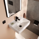Hansgrohe Xanuia Q Vegghengt Servant 50x39 cm m/1 bl.hull m/ol Hvit m/SC