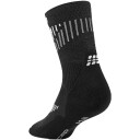 CEP Core Run Merino Socks Mid Cut 3.0   BLACK/WHITE   II