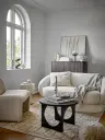 Bloomingville Ted 2-pers. sofa, Hvit, Polyester Unoliving 1618061-01-0 1729098-01-0