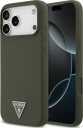GUESS Silicone Triangle Logo MagSafe Case for iPhone 17 Pro Max - Green