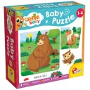 Lisciani Carotina Baby Puslespill 12+mÃ¥neder 24 Brikker Skogen