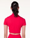 Bumpro Perfect Wide Rib Zip Tee Red Love - L