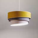 Duolla Hengelampe Pastell Trio gul/grå/lysegrå
