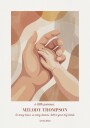 Abstract Parent and Child Hands Artwork Plakat / 50x70