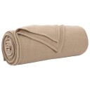 vidaXL Kastepledd 24 pcs Kamel 200 x 150 cm Fleece