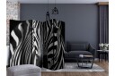 Romdeler - White with black stripes II 225x172 - Artgeist sp. z o. o.