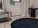 Lounge Ryeteppe Rundt 240 cm   Svart