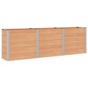 vidaXL Høybed Brun 300 x 50 x 91 cm WPC og Aluminium