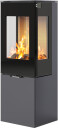 Rais Nexo 120 platina vedovn med sideglass og glassdør