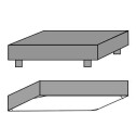 Borg Living Fasonglaken   100% Bomullssateng   Svart   200x210x40 cm