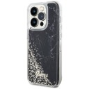 Guess Guhcp14llcsgsgk Iphone 14 Pro 6.1" Juodas/Juodas Hardcase Liquid Glitter Marble