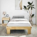  Sengeramme uten Madrass 90x190 cm Heltre Eik 8721158628534